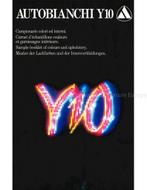 1987 LANCIA AUTOBIANCHI Y10 KLEUREN & INTERIEUR BROCHURE, Boeken, Auto's | Folders en Tijdschriften, Nieuw, Author