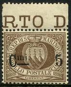 San Marino 1892 - Zeer gecentreerd 30 cent wapenschild,, Postzegels en Munten, Postzegels | Europa | Italië, Gestempeld