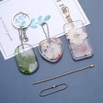 Sleutelringen Epoxy resin set van 5, Hobby en Vrije tijd, Ophalen of Verzenden, Nieuw
