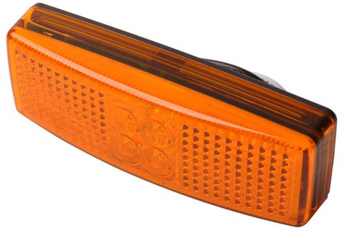 Rechthoekige zijmarkeringslamp - oranje/gele markeringslamp, Auto diversen, Aanhangwagen-onderdelen, Ophalen of Verzenden