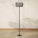 TRUUSK Staande Lamp, Staande Lamp Met E27 Fitting, Tweekleur, Huis en Inrichting, Lampen | Vloerlampen, Verzenden, Nieuw
