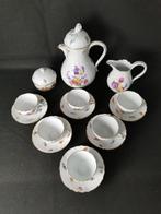 Meissen Carl Teichert - Fiori - servizio da caffè - XIX, Antiek en Kunst