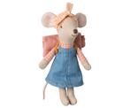Maileg - Hiker Mouse - Big Sister (13 cm), Nieuw