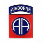 Metalen logo/schildje 82nd Airborne Division - 8x5,5 cm NIEU, Ophalen of Verzenden, Nieuw