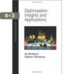 Optimization - Insights and Applications 9780691102870, Boeken, Verzenden, Gelezen, Vladimir Tikhomirov
