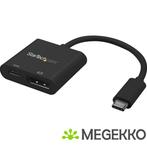 StarTech.com USB C naar DisplayPort adapter met USB Power, Verzenden, Nieuw