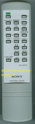 Afstandsbediening Sony rm-sep30, Ophalen of Verzenden, Nieuw, Origineel