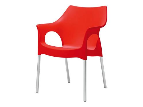 Scab Ola tuinstoel Rood, Tuin en Terras, Tuinstoelen, Nieuw, Overige materialen, Verzenden