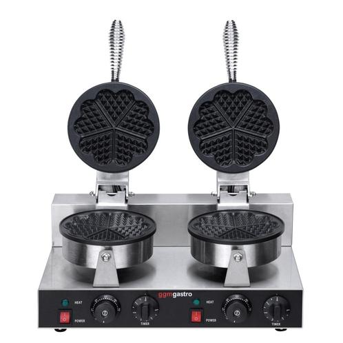 GGM Gastro | Wafelijzer - Dubbel - Handmatig - 2,6 kW - |, Zakelijke goederen, Horeca | Keukenapparatuur, Nieuw in verpakking