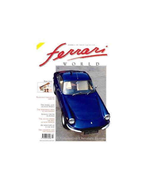 1991 FERRARI WORLD MAGAZINE 11 ENGELS, Boeken, Auto's | Folders en Tijdschriften, Ferrari