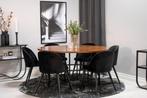 Eettafel - Maj - 140 cm - Bruin - Jörn, Verzenden, Nieuw