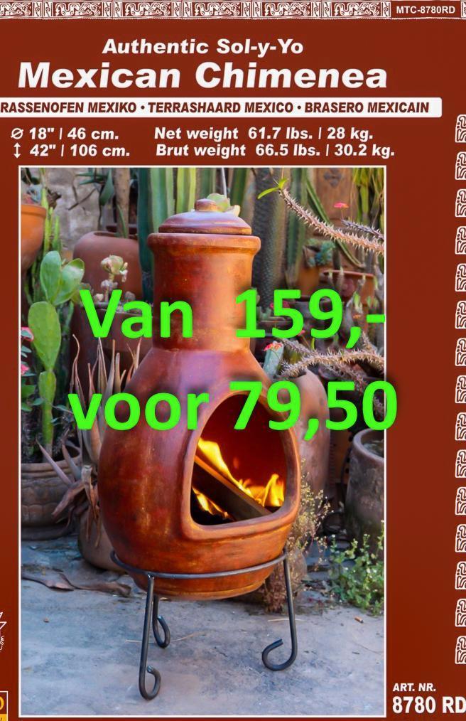 Opruiming SOL-Y-YO tuinhaarden en vuurschalen 50% korting!, Tuin en Terras, Tuinhaarden, Nieuw, Ophalen