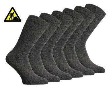 6 paar Bonanza werksokken - Light - Basic - antraciet, Kleding | Heren, Sokken en Kousen, Verzenden