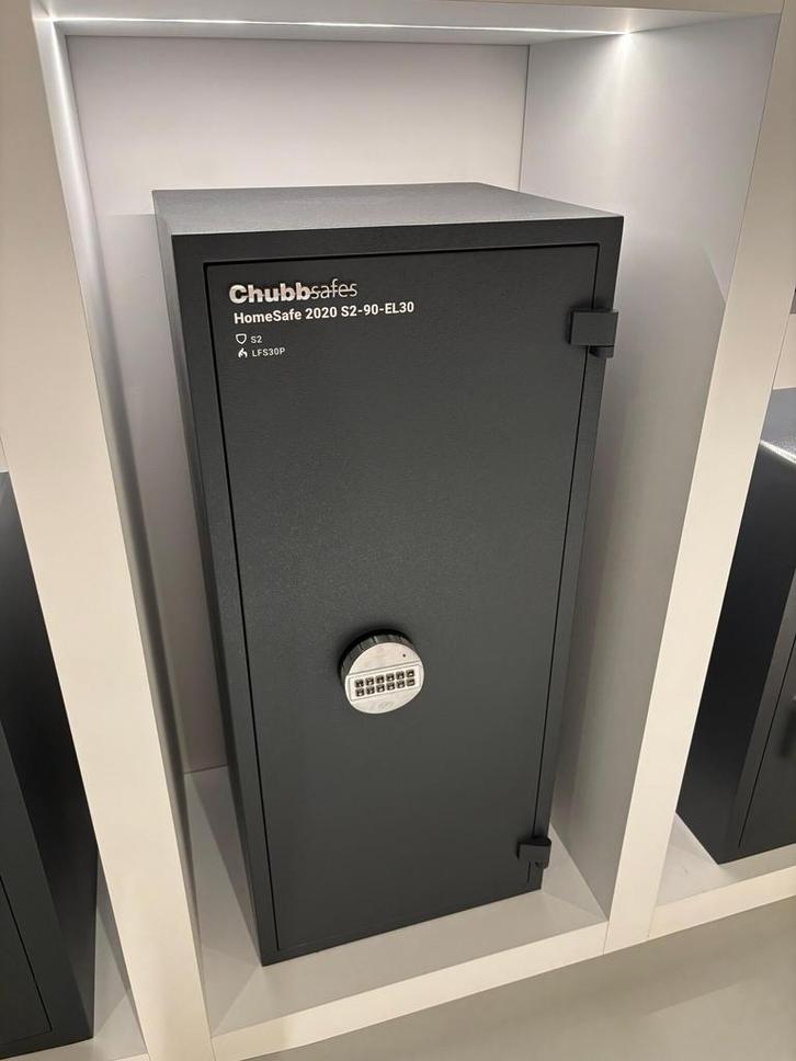 Chubbsafes HomeSafe 2020 S2-90-EL30 (Showroommodel), Huis en Inrichting, Brandblussers en Brandkasten, Brandkast, Nieuw, Ophalen of Verzenden