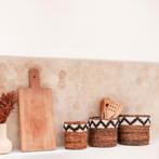 Kleine Mand Rond voor Planten of als Opbergmand | Geweven Bo, Verzenden, Nieuw