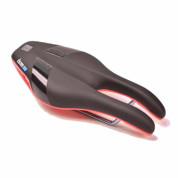 ISM PN 3.0 Zwart Rood Fietszadel (fietsen zonder Zadelpijn), Fietsen en Brommers, Fietsaccessoires | Overige Fietsaccessoires