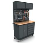 Verrijdbare werkbank 2 deuren 5 laden kast incl., Verzenden, Nieuw