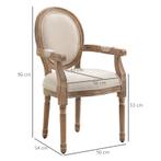 TRUUSK Keukenstoel In Antiek Design, Ademende Hoes, Linnenlo, Huis en Inrichting, Stoelen, Verzenden, Nieuw