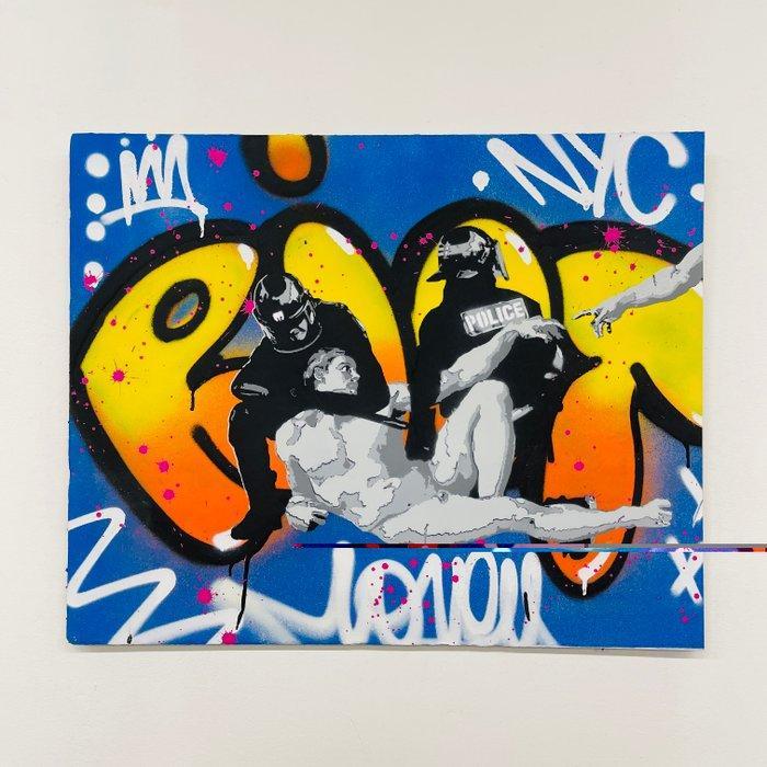 Sinao - Adams Riot [100% handmade], Antiek en Kunst, Kunst | Schilderijen | Modern