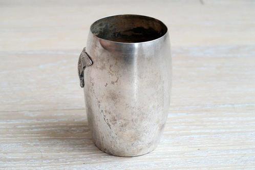 Romeo Miracoli - Beker - .800 zilver - Timbale voor jager, Antiek en Kunst, Antiek | Goud en Zilver