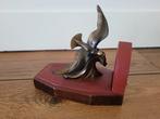 Boekensteunen - Brons, Hout, Leder, Antiek en Kunst