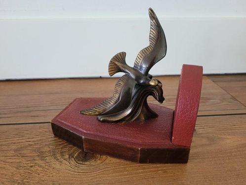 Boekensteunen - Brons, Hout, Leder, Antiek en Kunst, Curiosa en Brocante