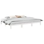 vidaXL Bedframe Family zonder matras 240x200 cm massief, Verzenden, Wit, Hout, Nieuw