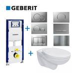 Geberit UP320 Toiletset Compleet | Inbouwreservoir | Basic, Ophalen of Verzenden, Nieuw, Overige typen