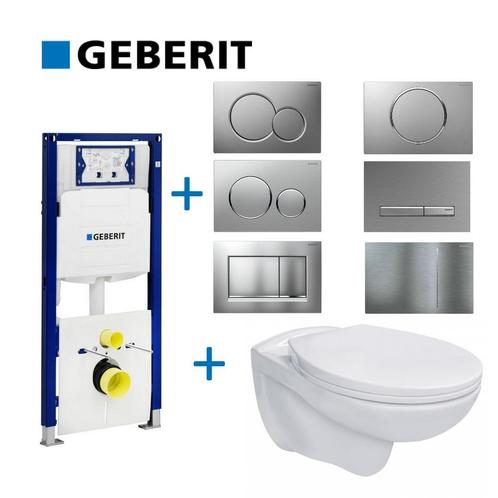 Geberit UP320 Toiletset Compleet | Inbouwreservoir | Basic, Doe-het-zelf en Verbouw, Sanitair, Overige typen, Nieuw, Ophalen of Verzenden