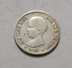 Spanje. Alfonso XII / XIII. 2 x 50 Cêntimos + 5 Pesetas 1885
