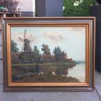 Julius Theodor Unger (1890 -1968) - Landschap met molen., Antiek en Kunst