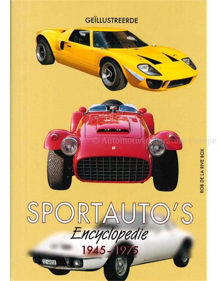 GEÏLUSTREERDE SPORTAUTOS ENCYCLOPEDIE 1945 - 1975, Boeken, Auto's | Boeken