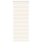 vidaXL Zebra Blind 60x150 cm stofbreedte 55,9 cm polyester, Verzenden, Nieuw, Beige