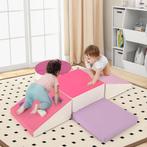 Schuimbouwstenen - Grote bouwblokken - 6 stuks - Roze - COST, Verzenden, Zo goed als nieuw