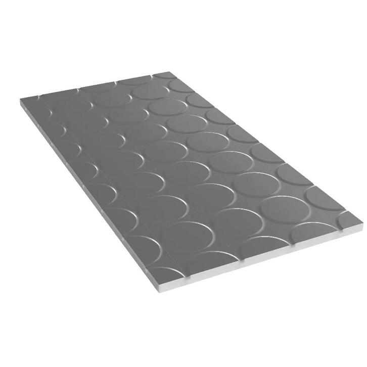 Voorgefreesde EPS ALU rond | droogbouw vloerverwarming |, Doe-het-zelf en Verbouw, Verwarming en Radiatoren, Nieuw, Verzenden