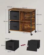 Industrieel Bureaukastje met Lades – 73,5x37,5x69 cm, Verzenden, Nieuw in verpakking