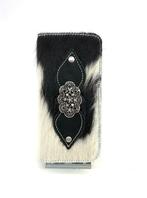 Koeienhuid telefoonhoesje in boekvorm, Sieraden, Tassen en Uiterlijk, Tassen | Damestassen, Verzenden, Nieuw