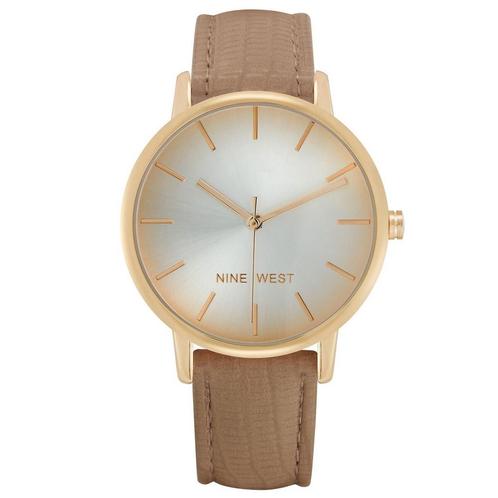 Horloge Dames Nine West NW_2572GPBN, Sieraden, Tassen en Uiterlijk, Zonnebrillen en Brillen | Heren, Verzenden