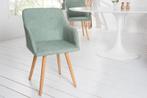 Retro design stoel SCANDINAVIA MEISTERSTÜCK groen met, Huis en Inrichting, Stoelen, Nieuw, Ophalen of Verzenden