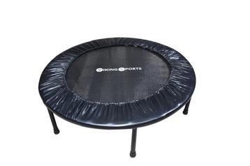 Fitness trampoline - opvouwbaar -  101x22,5 cm - zwart