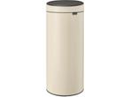 Brabantia Touch Bin Prullenbak - 30 liter - Soft Beige, Verzenden, Zo goed als nieuw