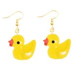 Fako Bijoux® - Oorbellen - Badeendjes - Eendjes - Kunststof, Verzenden, Nieuw