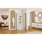 REA Zijwand douche - mat zwart - 80x200 cm - veiligheidsg..., Ophalen of Verzenden, Nieuw