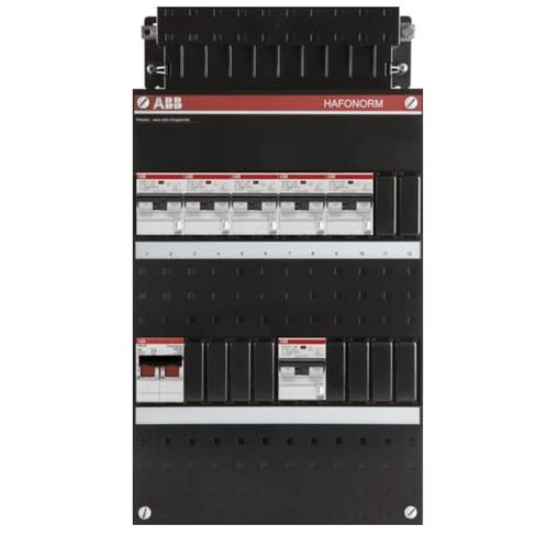 ABB busboard groepenkast 1 fase 6 aardlekautomaten 220 x 390, Doe-het-zelf en Verbouw, Elektra en Kabels, Ophalen of Verzenden