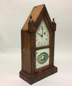 Klok -   Hout - 1900-1910, Antiek en Kunst, Antiek | Klokken