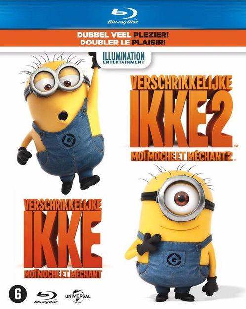 Verschrikkelijke ikke 1 en 2 (blu-ray tweedehands film), Cd's en Dvd's, Blu-ray, Zo goed als nieuw, Ophalen of Verzenden