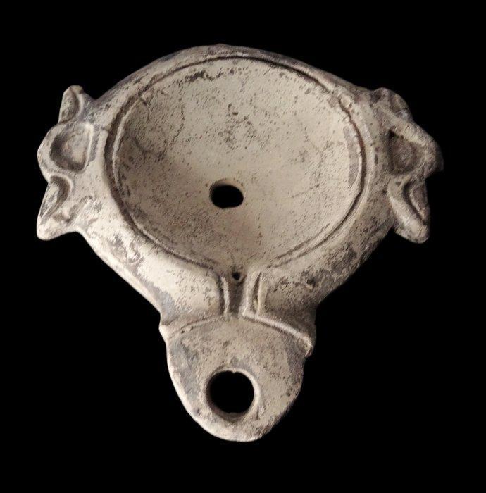Oud-Romeins - Olielamp met oren en vleugels - 1e eeuw na, Antiek en Kunst, Antiek | Overige Antiek