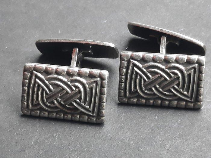 Zonder Minimumprijs - David-Andersen - Manchetknopen Zilver, Sieraden, Tassen en Uiterlijk, Antieke sieraden