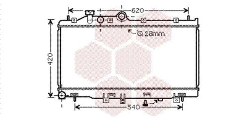 RADIATOR VOOR SUBARU LEGACY 2010-2014 45119AJ070, Auto-onderdelen, Airco en Verwarming, Nieuw, Ophalen of Verzenden