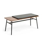 *WOONWINKEL* Kave Home Carabel Scandinavische Eetkamerbank, Verzenden, Nieuw, Leer